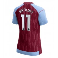 Camiseta Aston Villa Ollie Watkins #11 Primera Equipación Replica 2023-24 para mujer mangas cortas